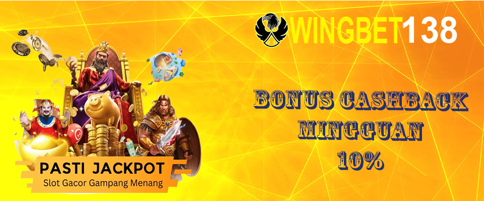 Promo Hadiah Cashback 10% - WINGBET138